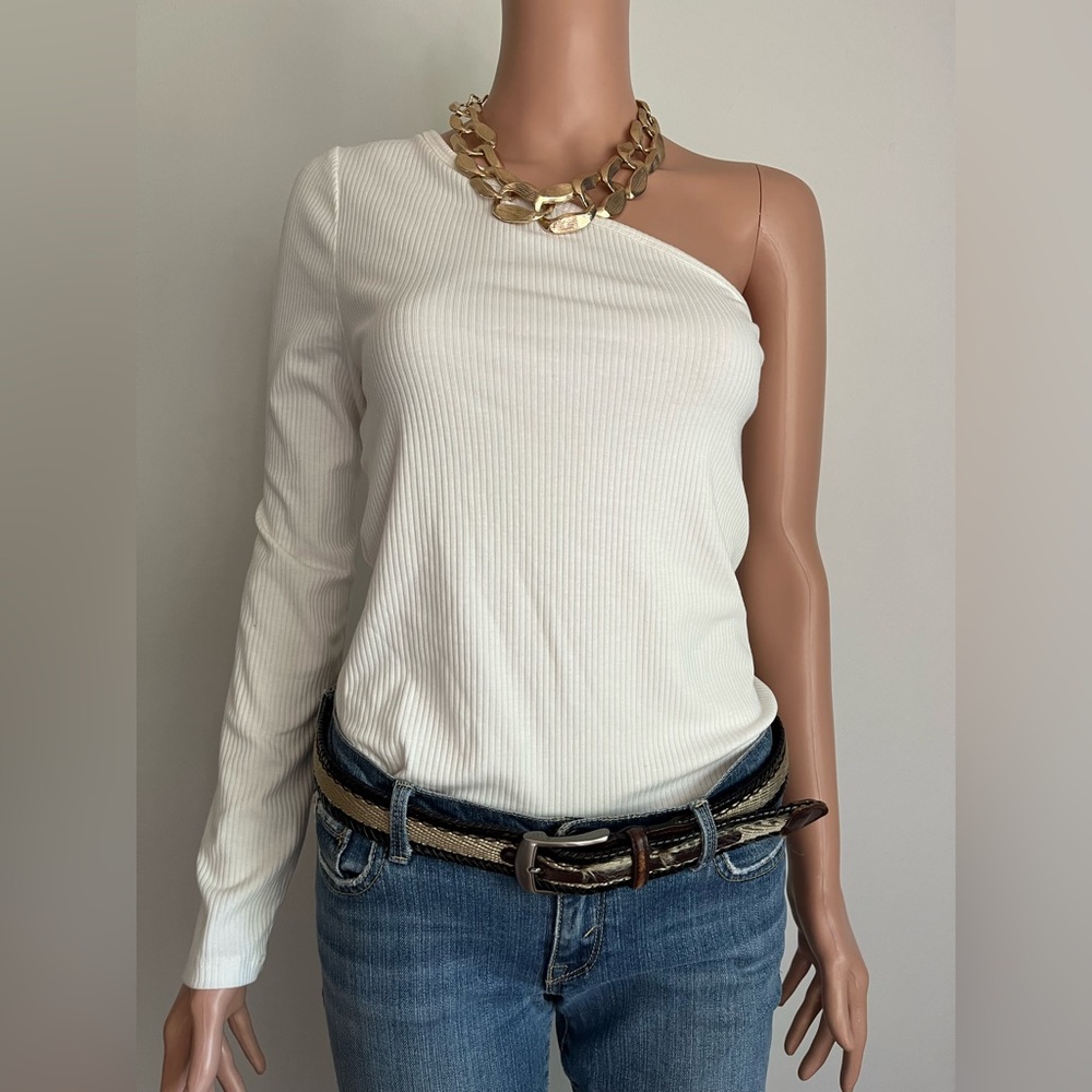 NWT Old Navy One-Shoulder Rib-Knit Top